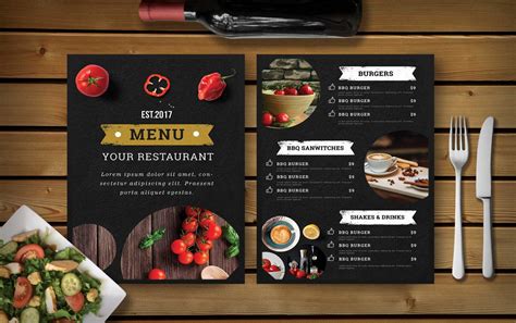 Left Side Menu Website Templates Free Download Of 15 Free Restaurant and Cafe Menu Templates for
